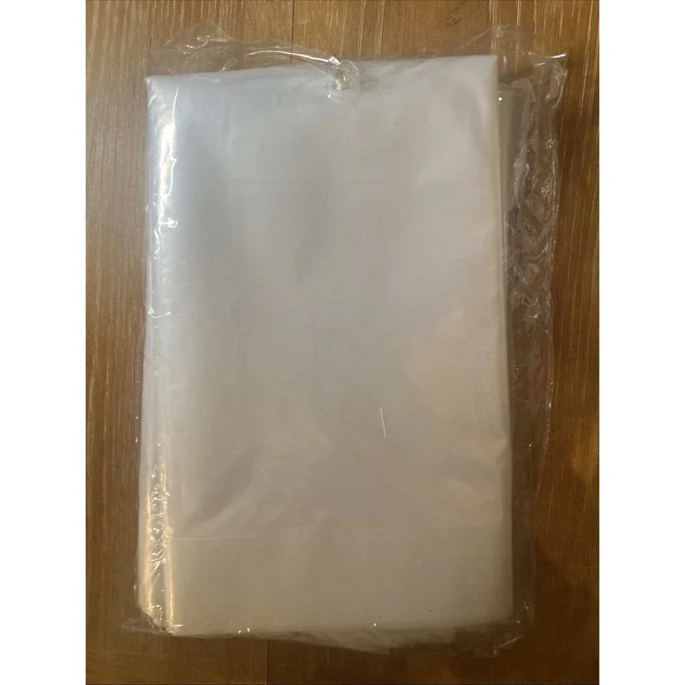 Vintage Garment Closet Bag Set Of 20 - Made In Taiwan - Clear Heavy-duty Plastic